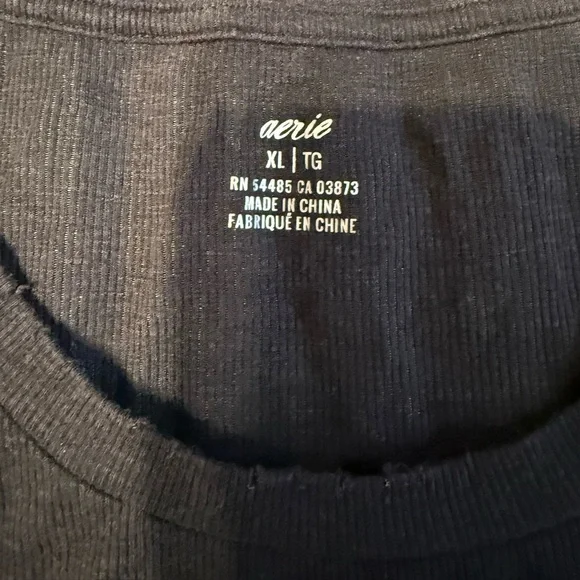 Aerie Black Tie Front Sleeveless tank - Picture 3 of 7